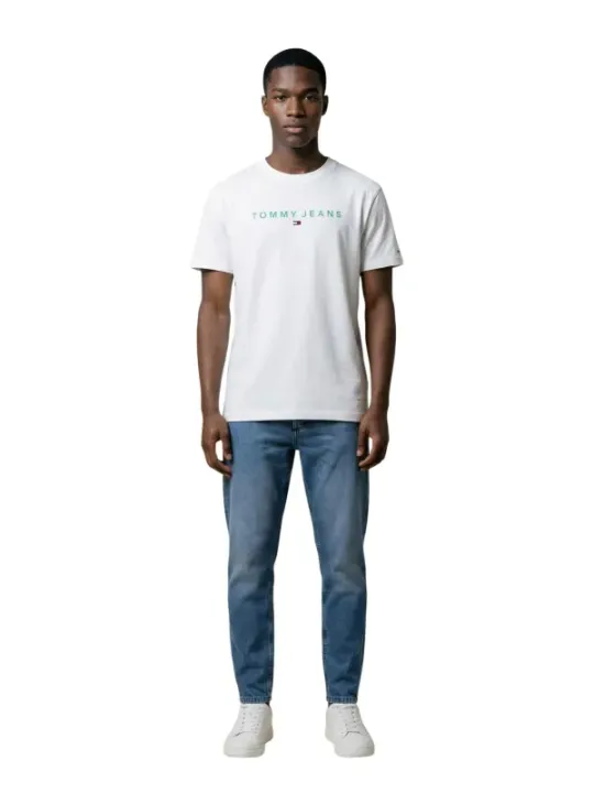 Tommy Hilfiger Jeans Herren T-Shirt Weiß | online kaufen