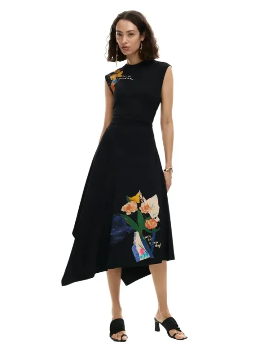 Desigual Damen Kleid Schwarz | online kaufen