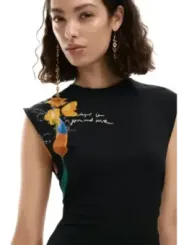 Desigual Damen Kleid Schwarz | online kaufen