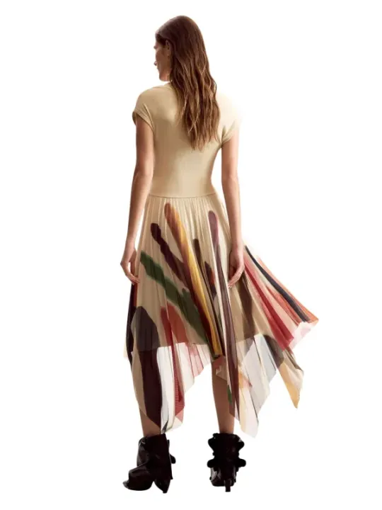 Desigual Damen Kleid Beige | online kaufen