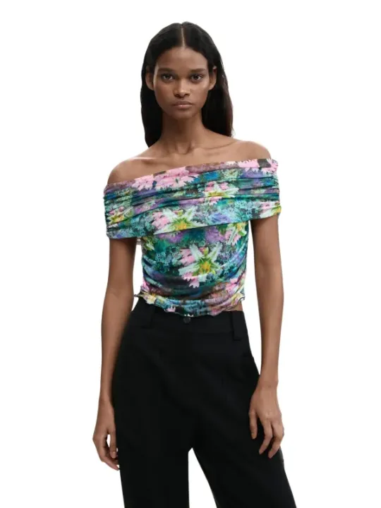 Desigual Damen Top Azurblau | online kaufen