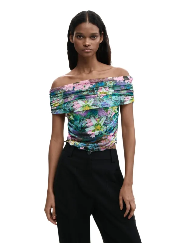 Desigual Damen Top Azurblau | online kaufen