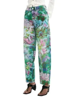 Desigual Damen Jeans Azurblau mieten – Flex-Fashion Verleih