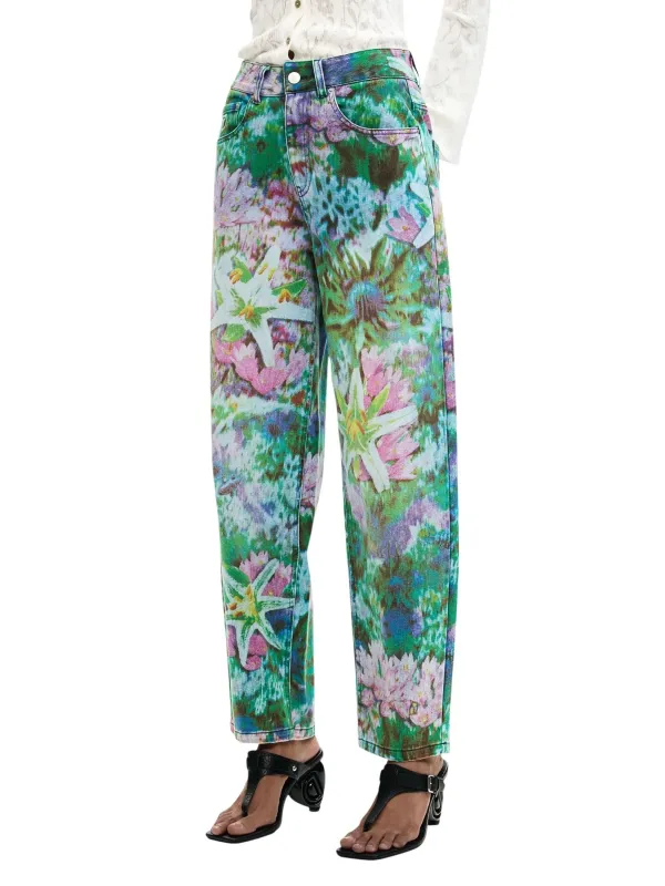 Desigual Damen Jeans Azurblau | online kaufen