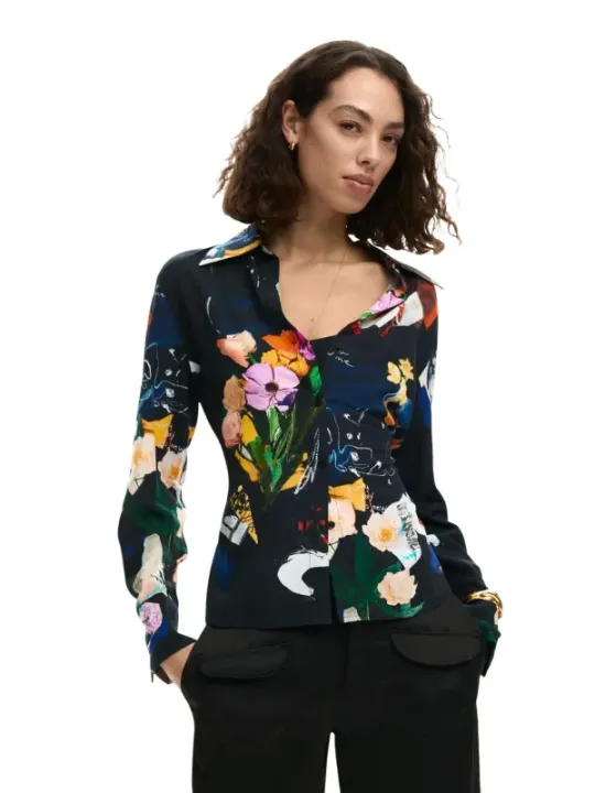 Desigual Damen Hemd Schwarz | online kaufen
