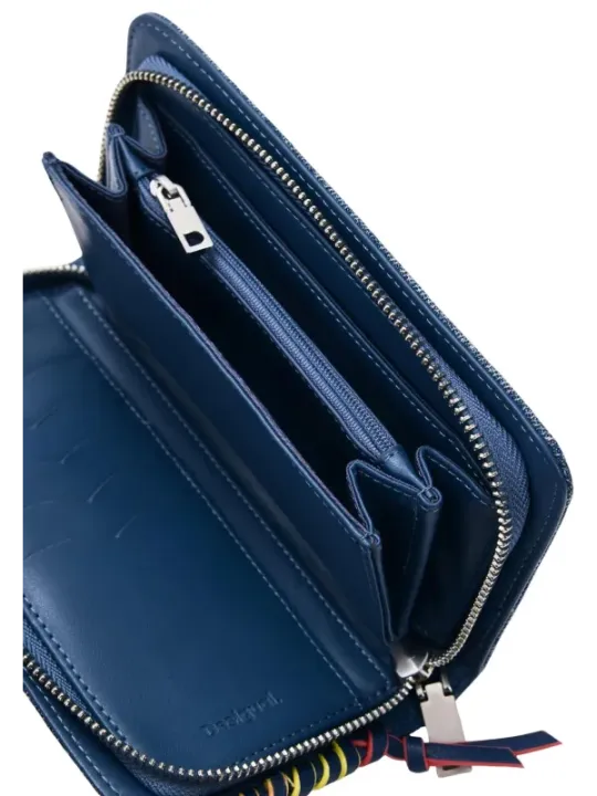 Desigual Damen Portmonees Azurblau | online kaufen