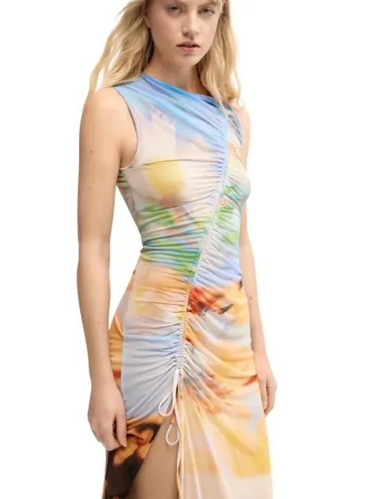 Desigual Damen Kleid Orange | online kaufen