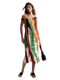 Desigual Damen Kleid Braun mieten - Flex-Fashion Verleih