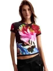 Desigual Damen T-Shirt Blau | online kaufen