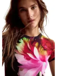 Desigual Damen T-Shirt Blau | online kaufen