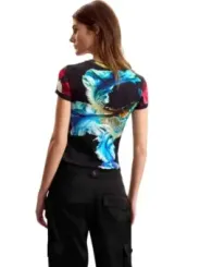 Desigual Damen T-Shirt Blau | online kaufen