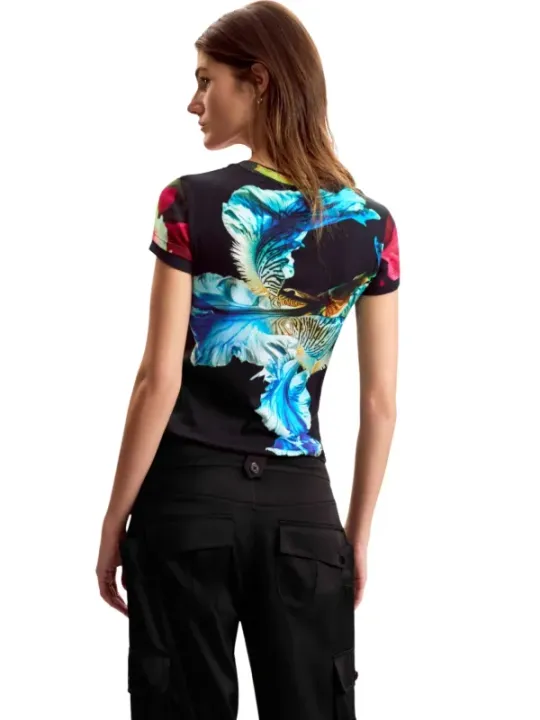 Desigual Damen T-Shirt Blau | online kaufen