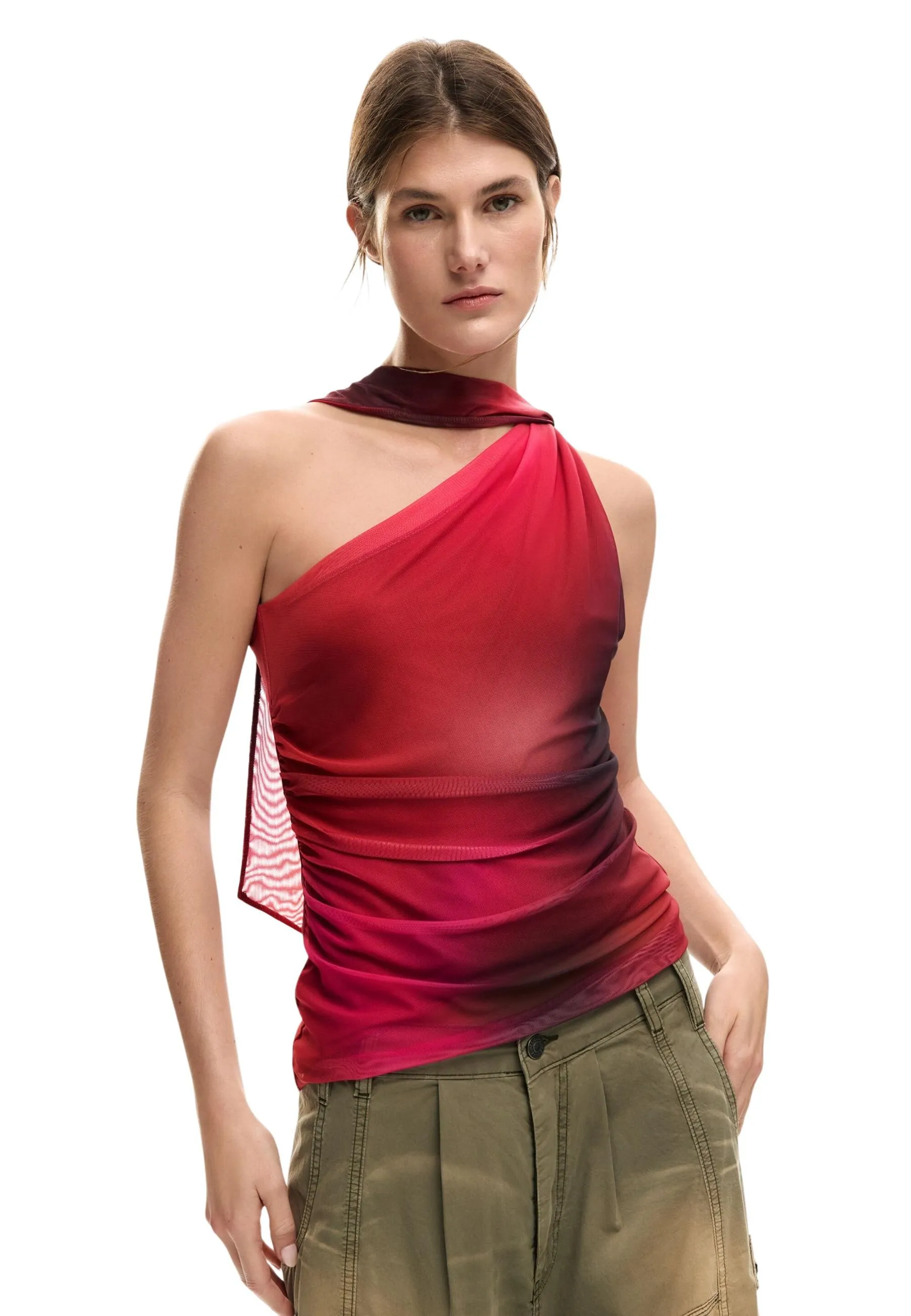 Desigual Damen Top Rot 508862