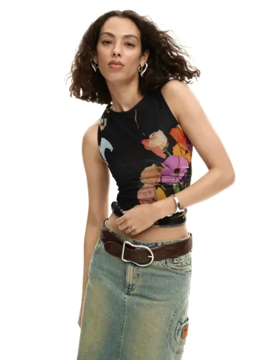 Desigual Damen Top Schwarz | online kaufen