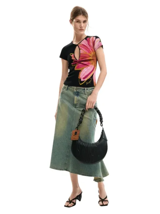 Desigual Damen T-Shirt Schwarz | online kaufen