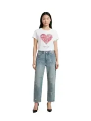 Desigual Damen Jeans Azurblau | online kaufen