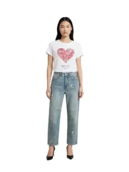 Desigual Damen Jeans Azurblau mieten | Flex-Fashion Verleih