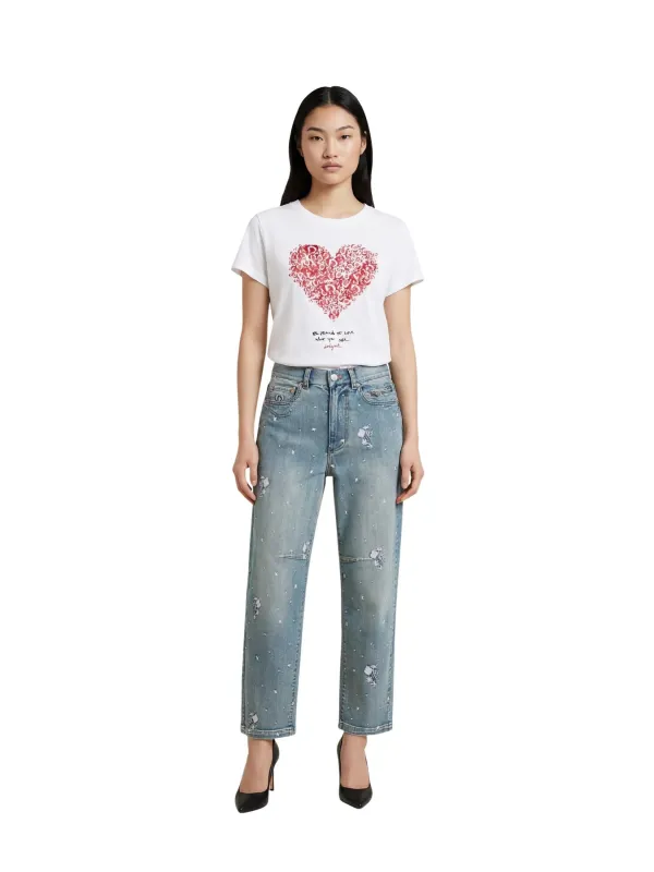 Desigual Damen Jeans Azurblau | online kaufen