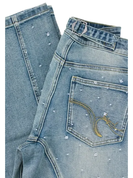 Desigual Damen Jeans Azurblau | online kaufen