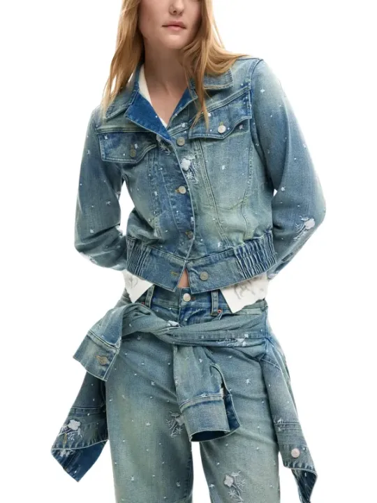 Desigual Damen Kostümjacken Azurblau | online kaufen