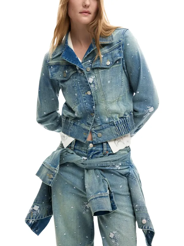 Desigual Damen Kostümjacken Azurblau | online kaufen