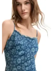 Desigual Damen Kleid Azurblau | online kaufen