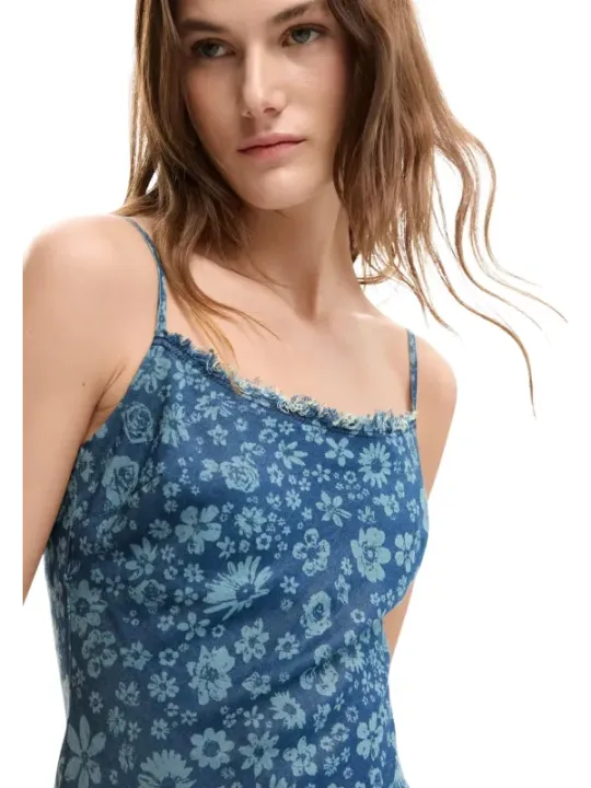 Desigual Damen Kleid Azurblau | online kaufen