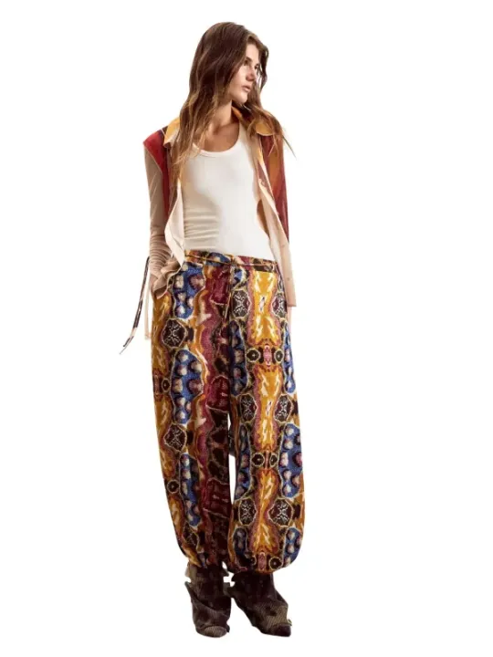 Desigual Damen Hose Senffarben | online kaufen