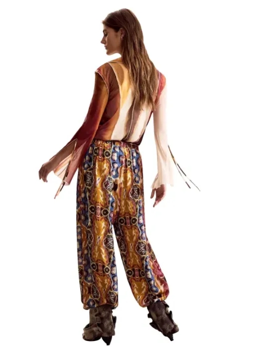 Desigual Damen Hose Senffarben | online kaufen