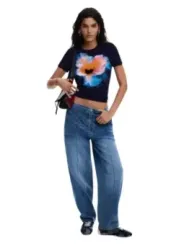 Desigual Damen Jeans Blau | online kaufen