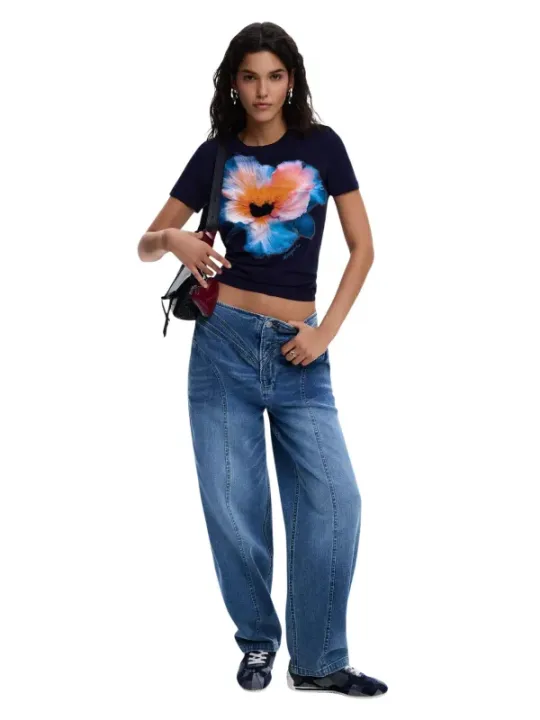 Desigual Damen Jeans Blau | online kaufen