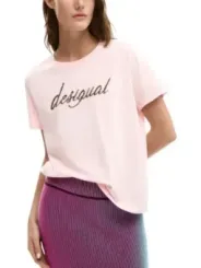 Desigual Damen T-Shirt Rosa | online kaufen
