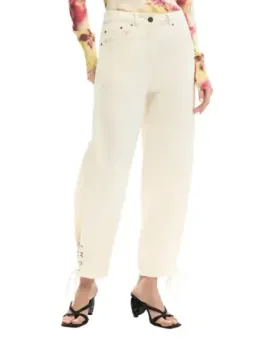 Desigual Damen Hose Beige | online kaufen