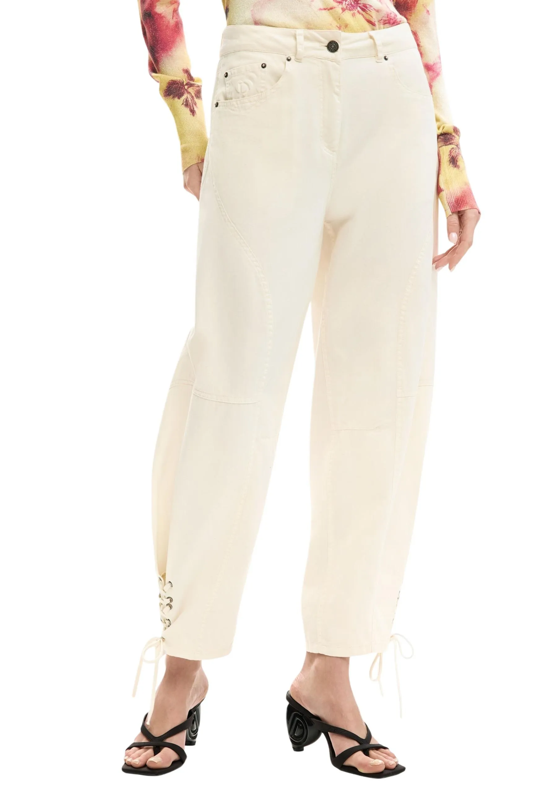 Desigual Damen Hose Beige 508856