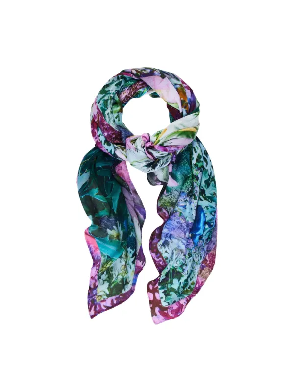 Desigual Damen Halstuch Azurblau | online kaufen