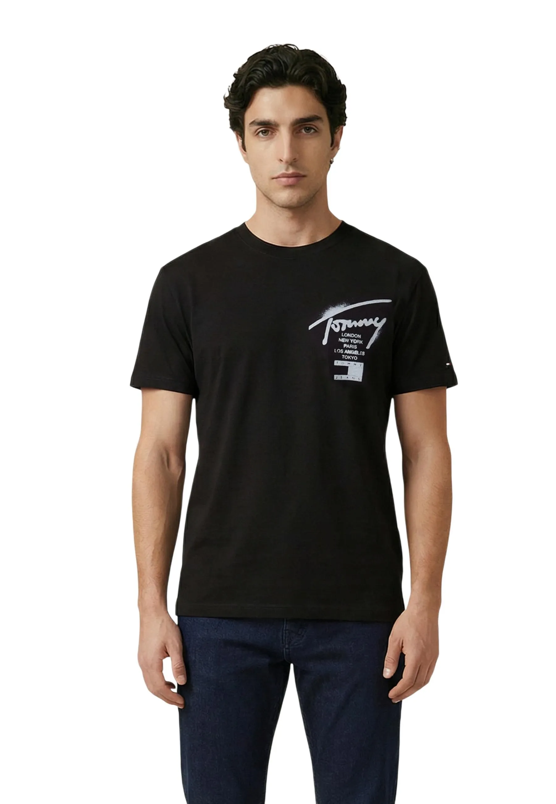 Herren T-Shirt Schwarz 508813