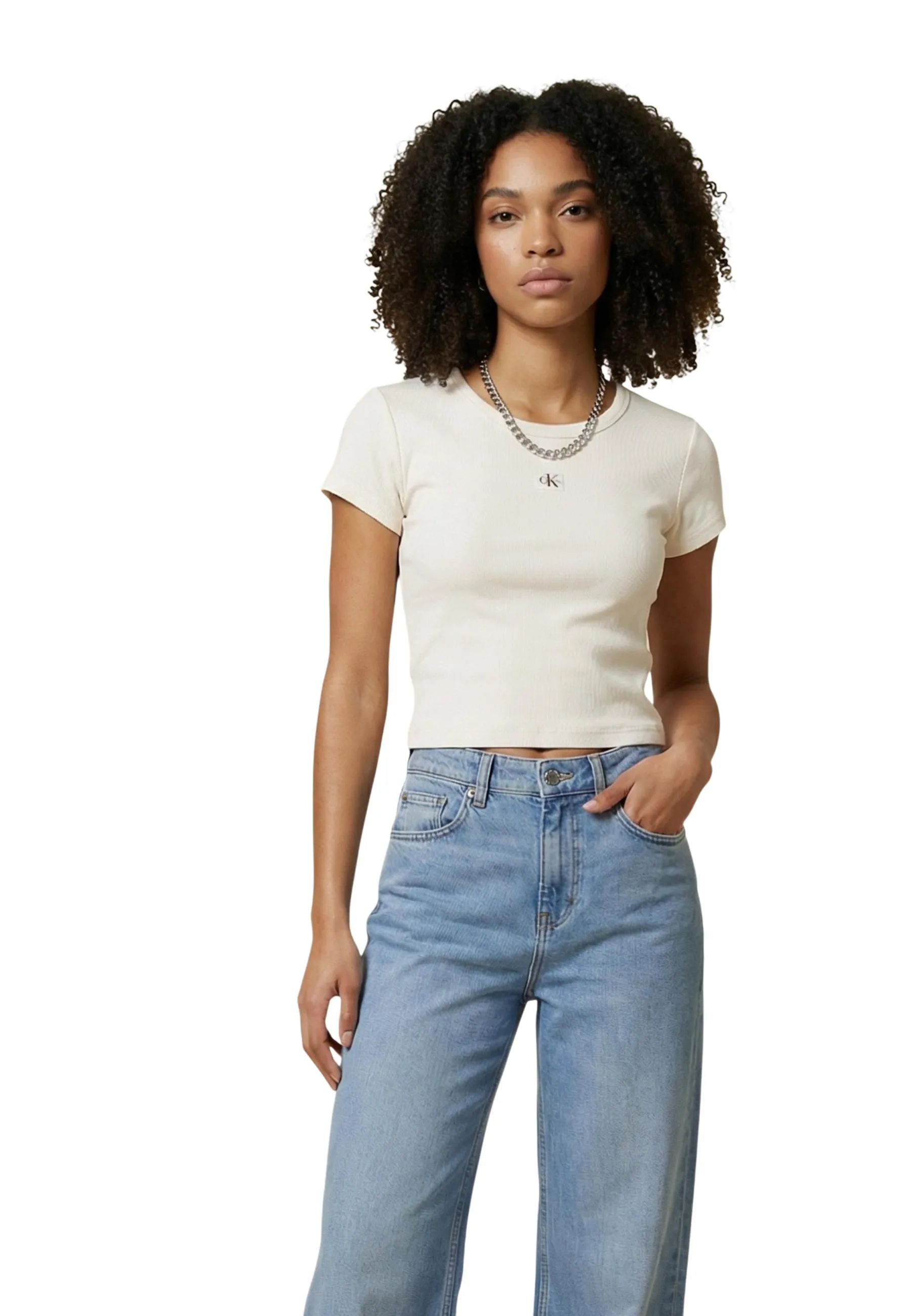 Damen T-Shirt Beige 508809