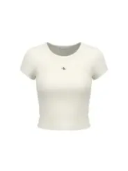 Calvin Klein Jeans Damen T-Shirt Beige | online kaufen