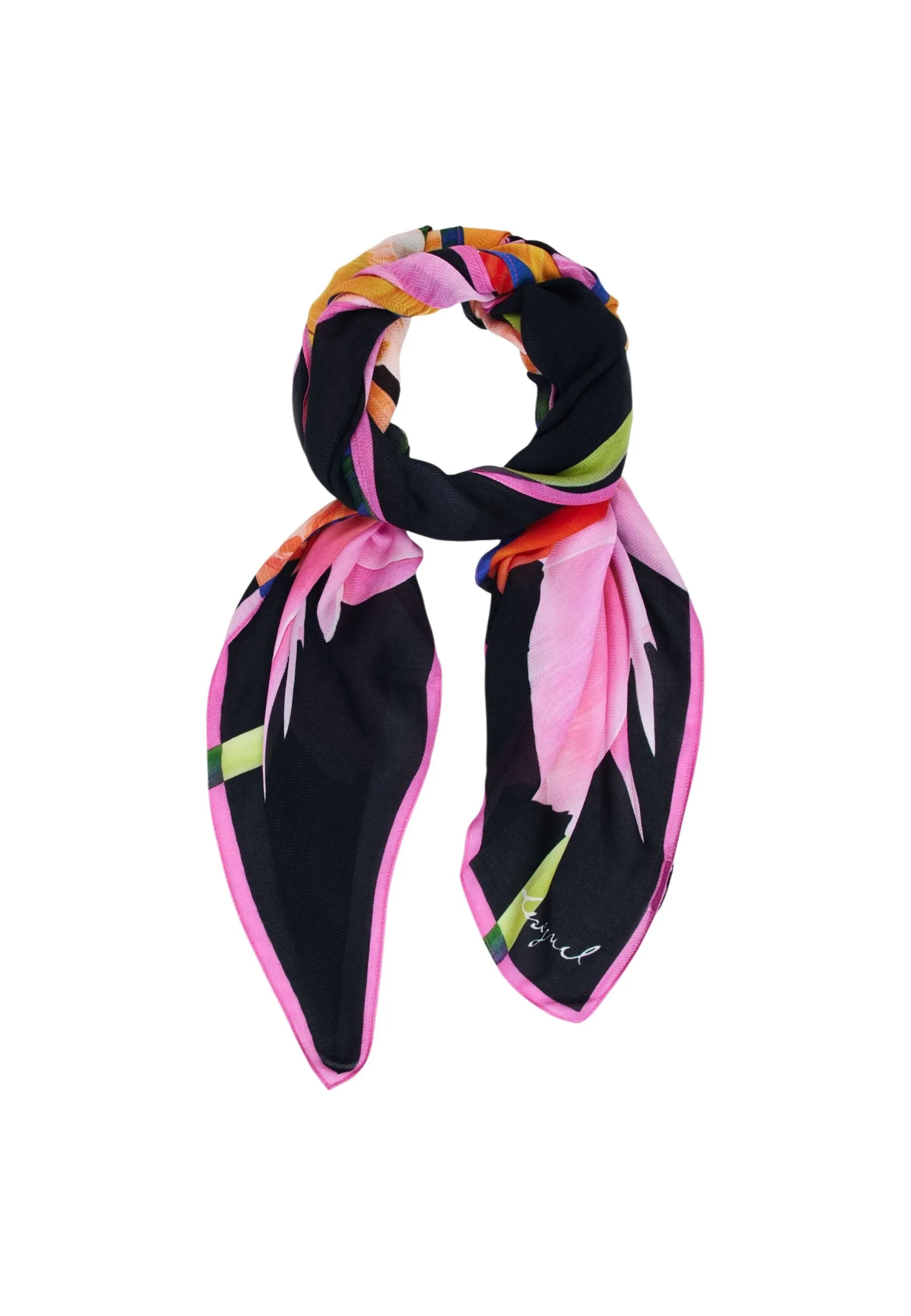 Damen Halstuch Schwarz 508627