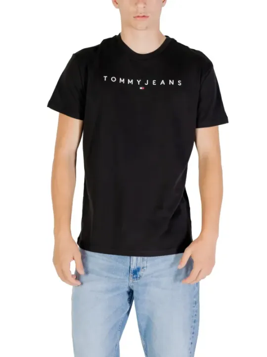 Tommy Hilfiger Jeans Herren T-Shirt Schwarz | online kaufen