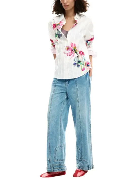 Desigual Damen Hemd Weiß | online kaufen