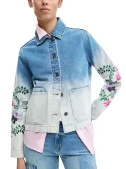 Desigual Damen Blazer Azurblau mieten - Flex-Fashion Verleih