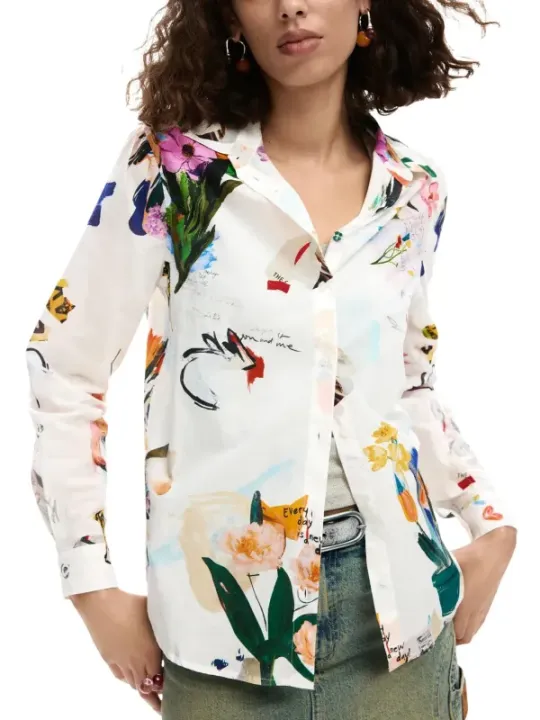 Desigual Damen Hemd Weiß | online kaufen