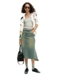 Desigual Damen Hemd Weiß | online kaufen