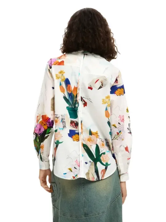 Desigual Damen Hemd Weiß | online kaufen