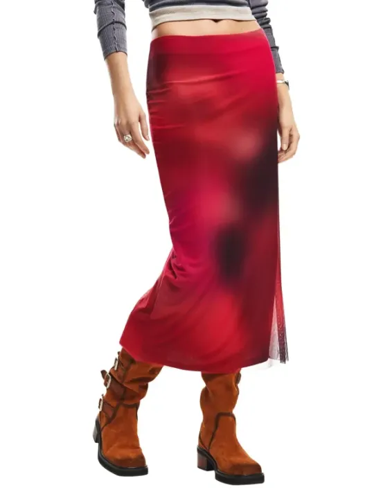 Desigual Damen Rock Rot | online kaufen