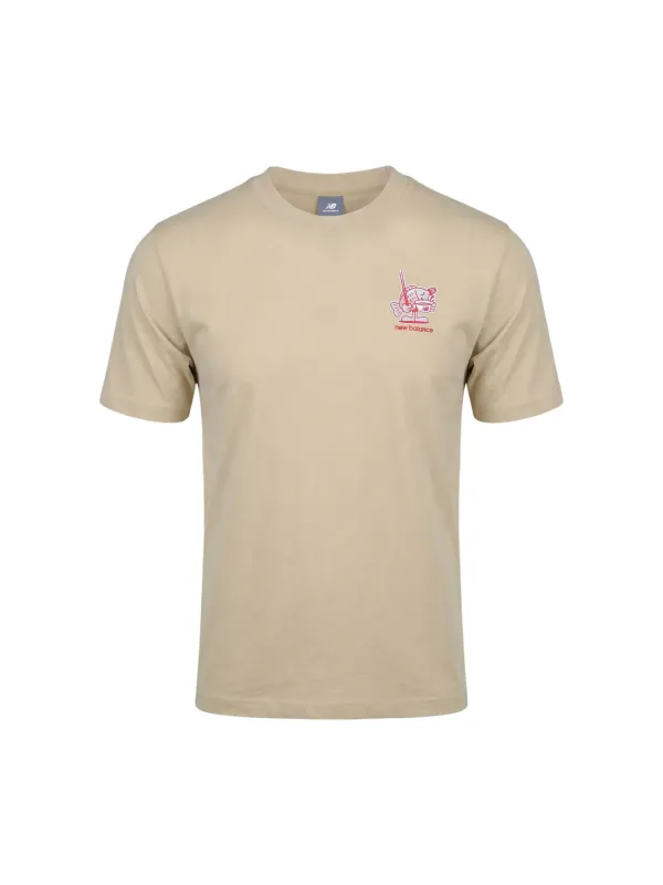New Balance Herren T-Shirt Beige | online kaufen
