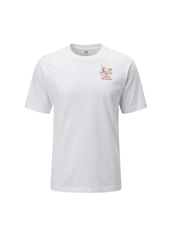 New Balance Herren T-Shirt Weiß | online kaufen