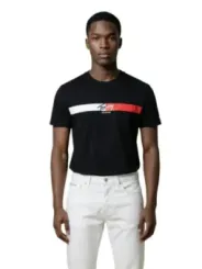 Tommy Hilfiger Jeans Herren T-Shirt Schwarz | online kaufen