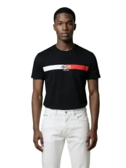 Tommy Hilfiger Herren T-Shirt Schwarz leihen - Flex-Fashion